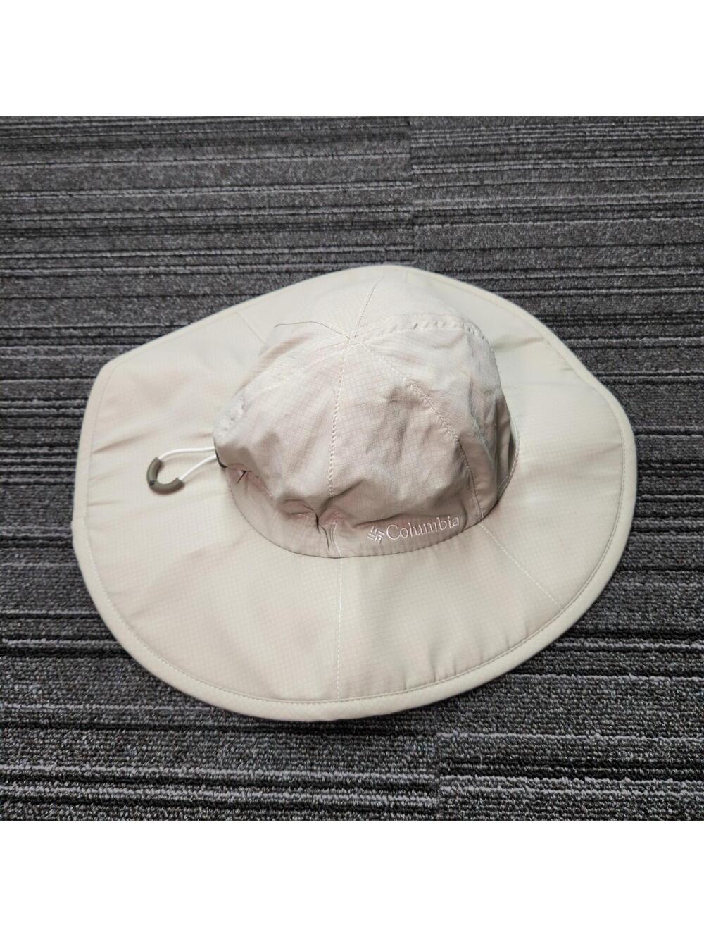 Columbia Sportswear Booney Sun Hat Beige Wide Brim Outdoor Hiking Fishing